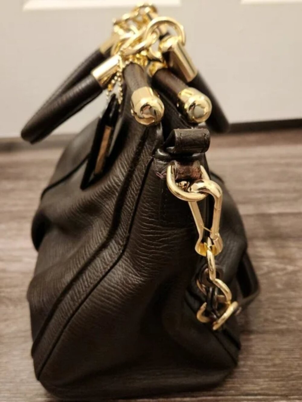 Coach Madison Pinnacle Carrie Satchel 21503 - Picture 4 of 8